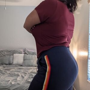 {SOLD} Old Navy Blue and Red Track Pants